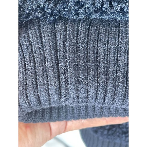 NWT Anthropologie Boden Teddy Bear Jacket Navy Size 14 - Picture 7 of 8